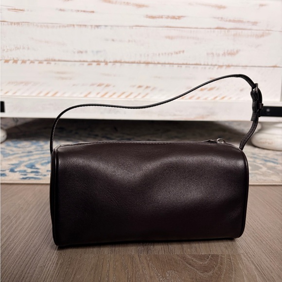 The Row 90’s Bag, Dark Aniline/Dark Chocolate Brown - Picture 2 of 14